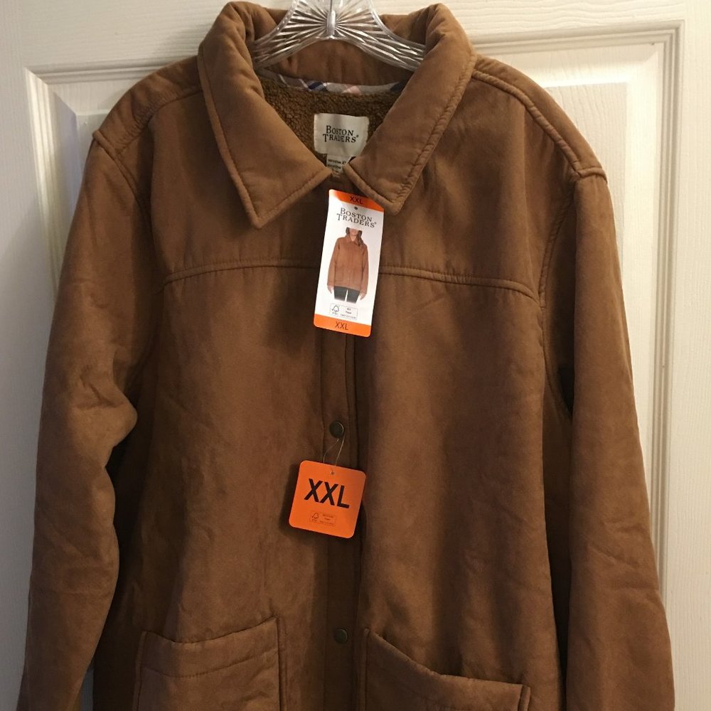 Boston Traders Jacket NWT Size XXL TAN